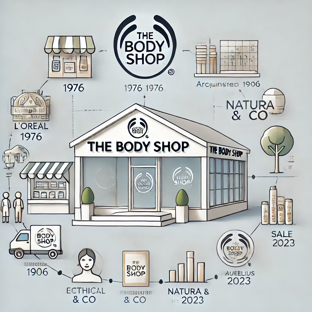 The Body Shops evolution